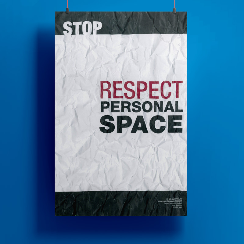 Anti-Harassment poster (version 1)