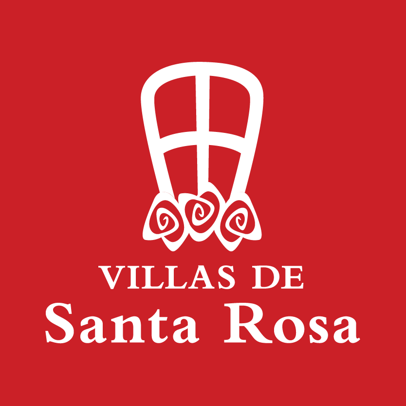 Villas De Santa Rosa logo (white version)